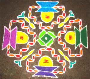 Shivalinga Kolam