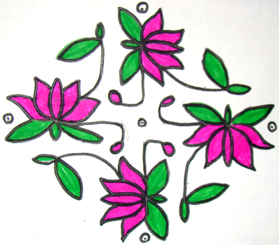 Lotus Kolam